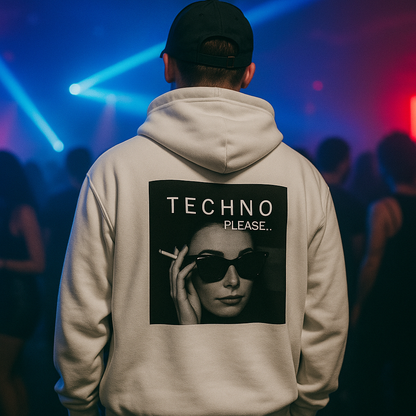 Unisex Hoodie Techno please