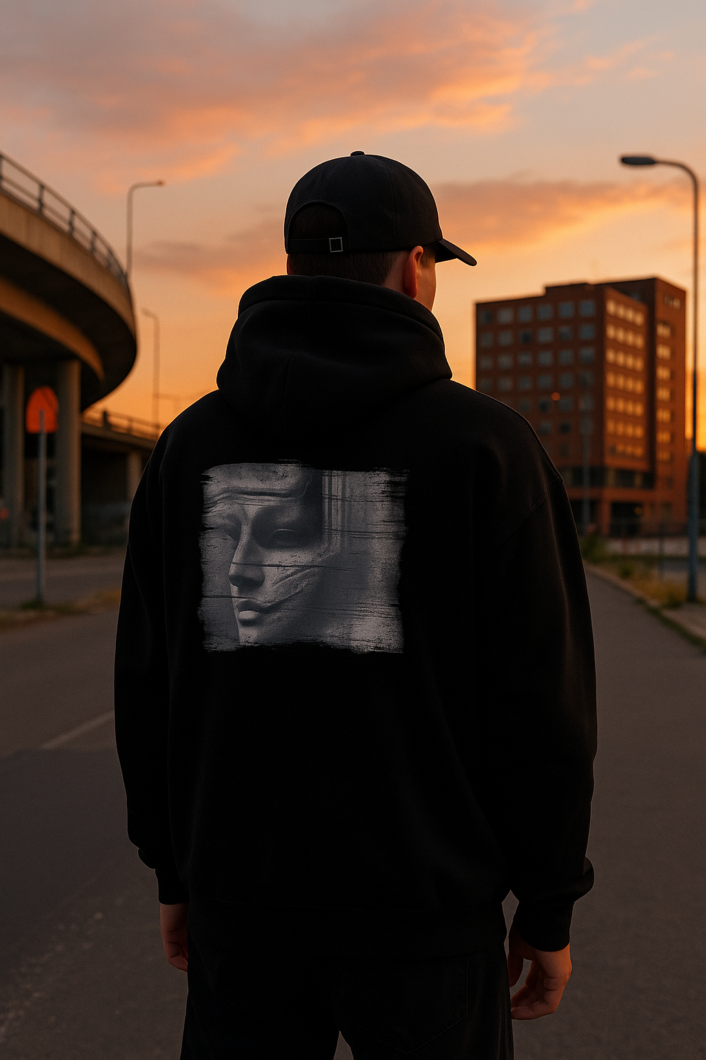 Unisex Hoodie Blurry face