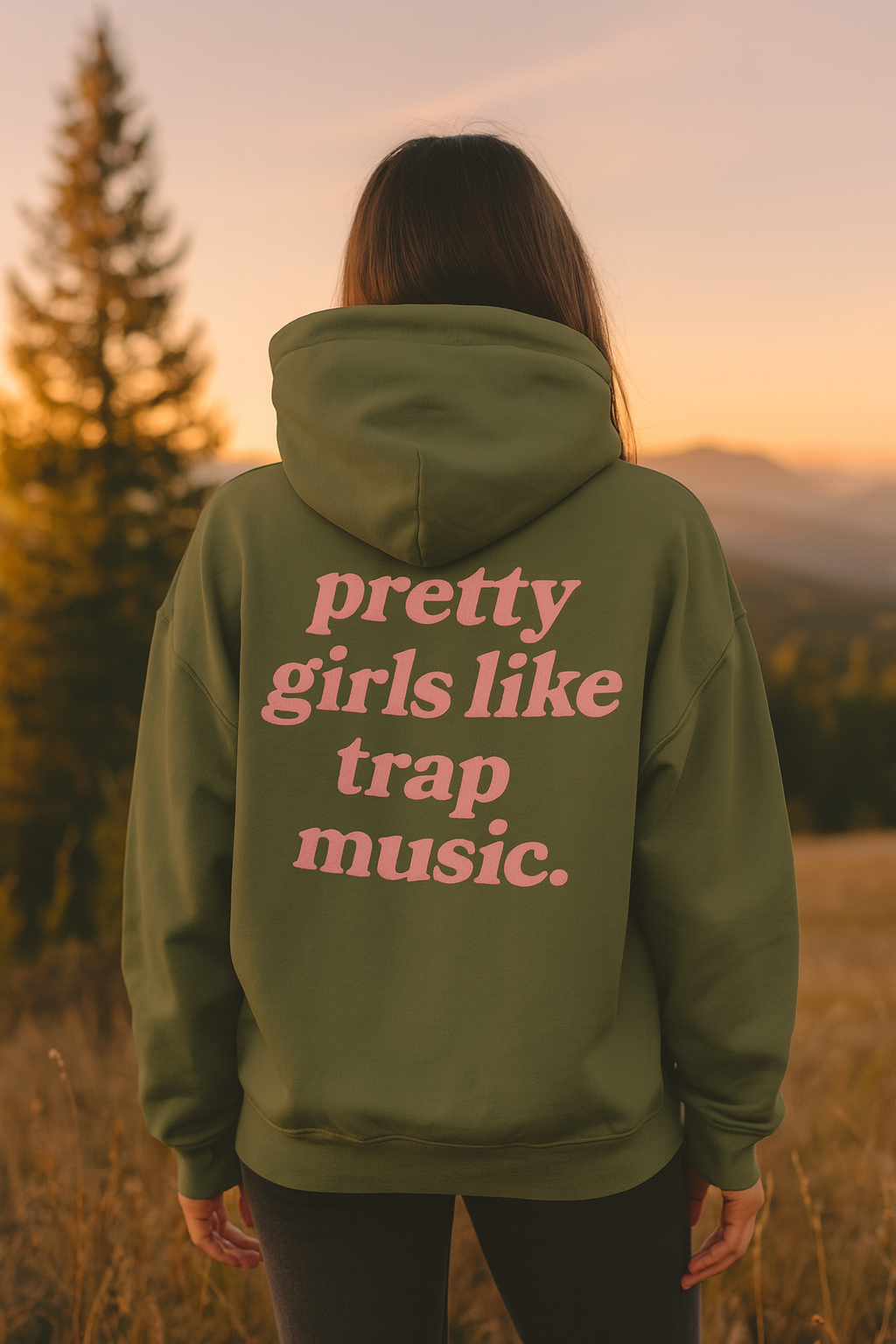 Unisex Hoodie Pretty girls like trap music