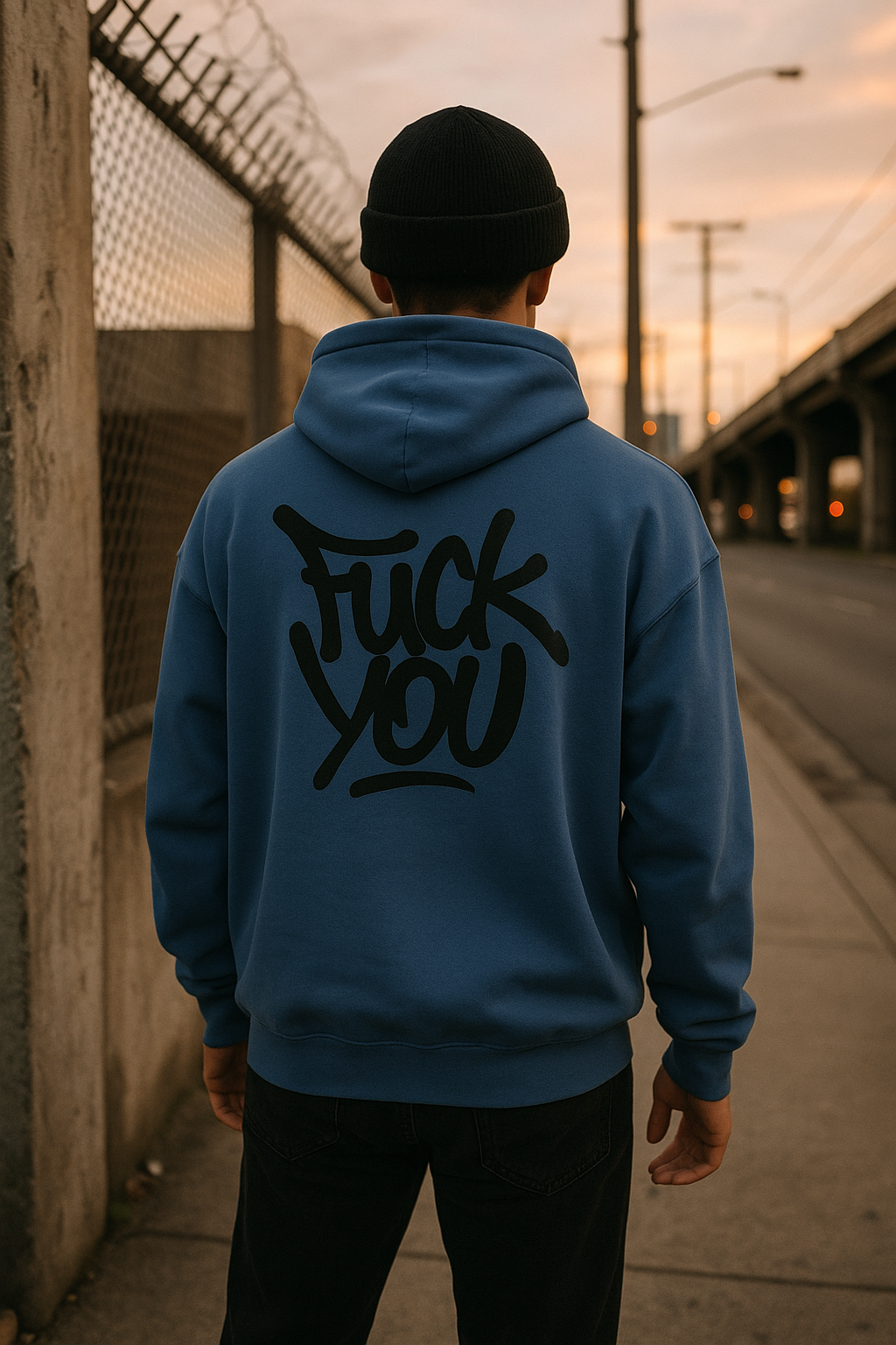 Unisex Hoodie Fuck you