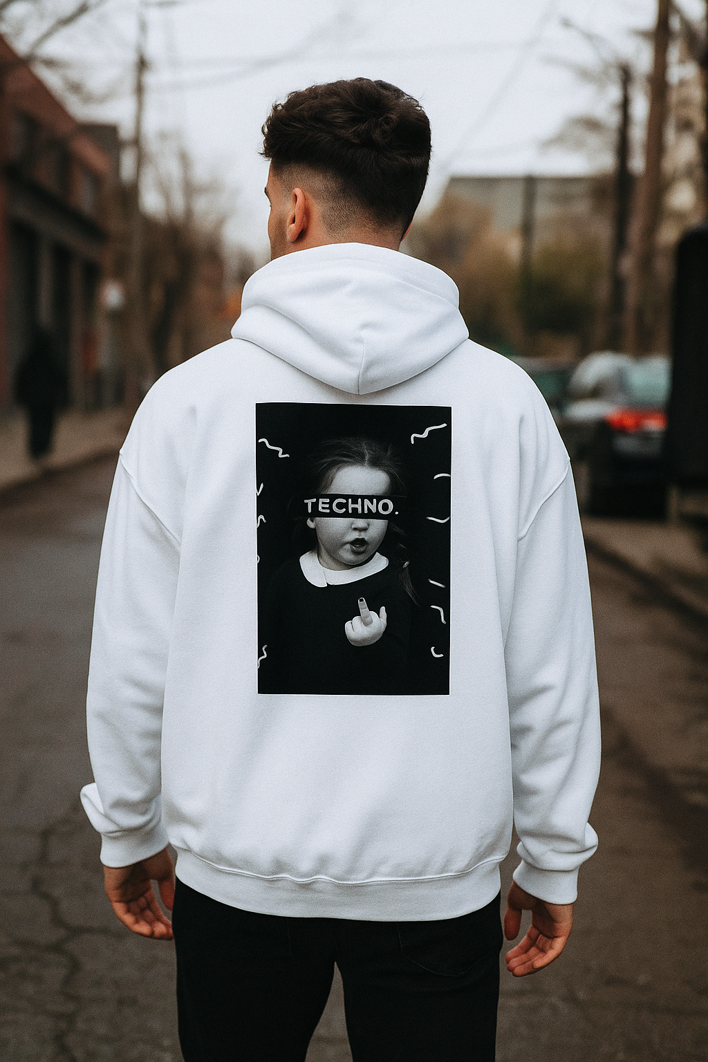 Unisex Hoodie Techno