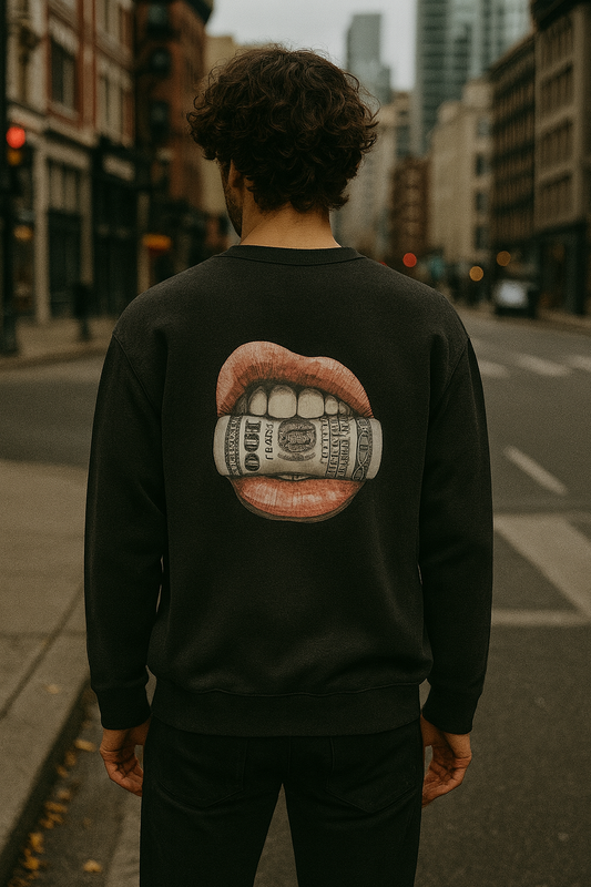 Unisex Premium Sweatshirt Money lips