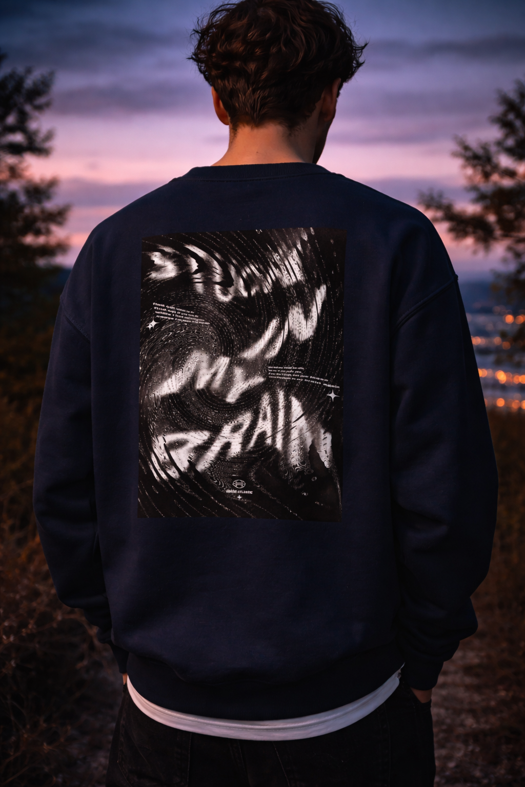 Unisex Premium Sweatshirt Stuck in my brain