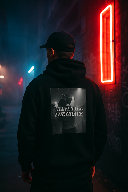 Unisex Hoodie Rave till the grave
