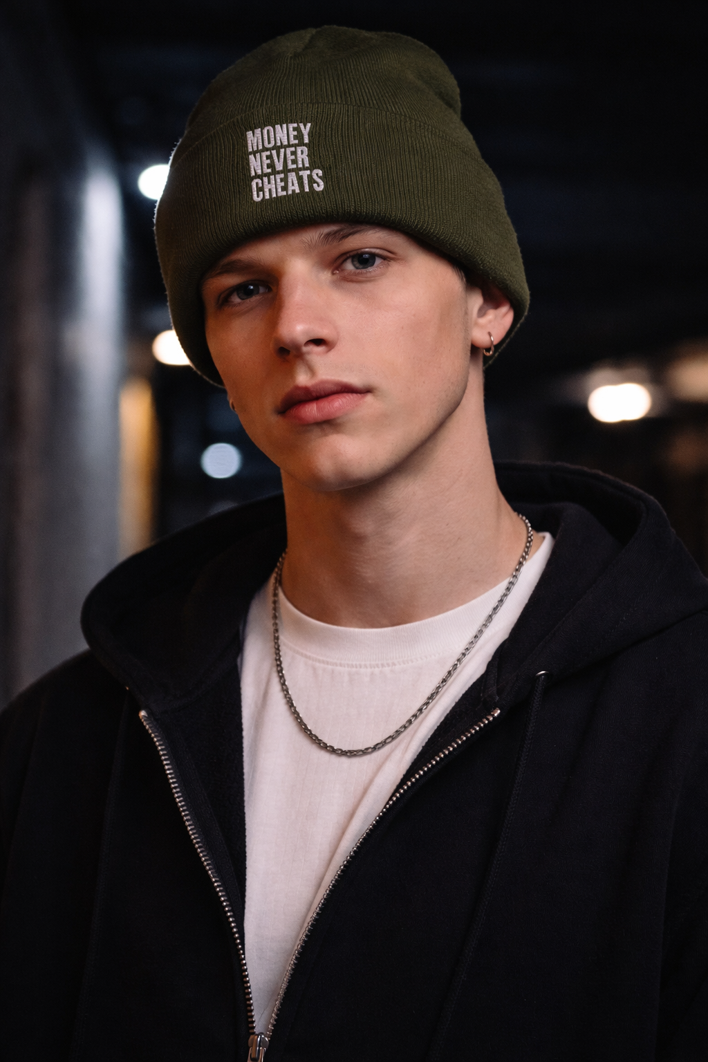 Cuffed Beanie Money never cheats