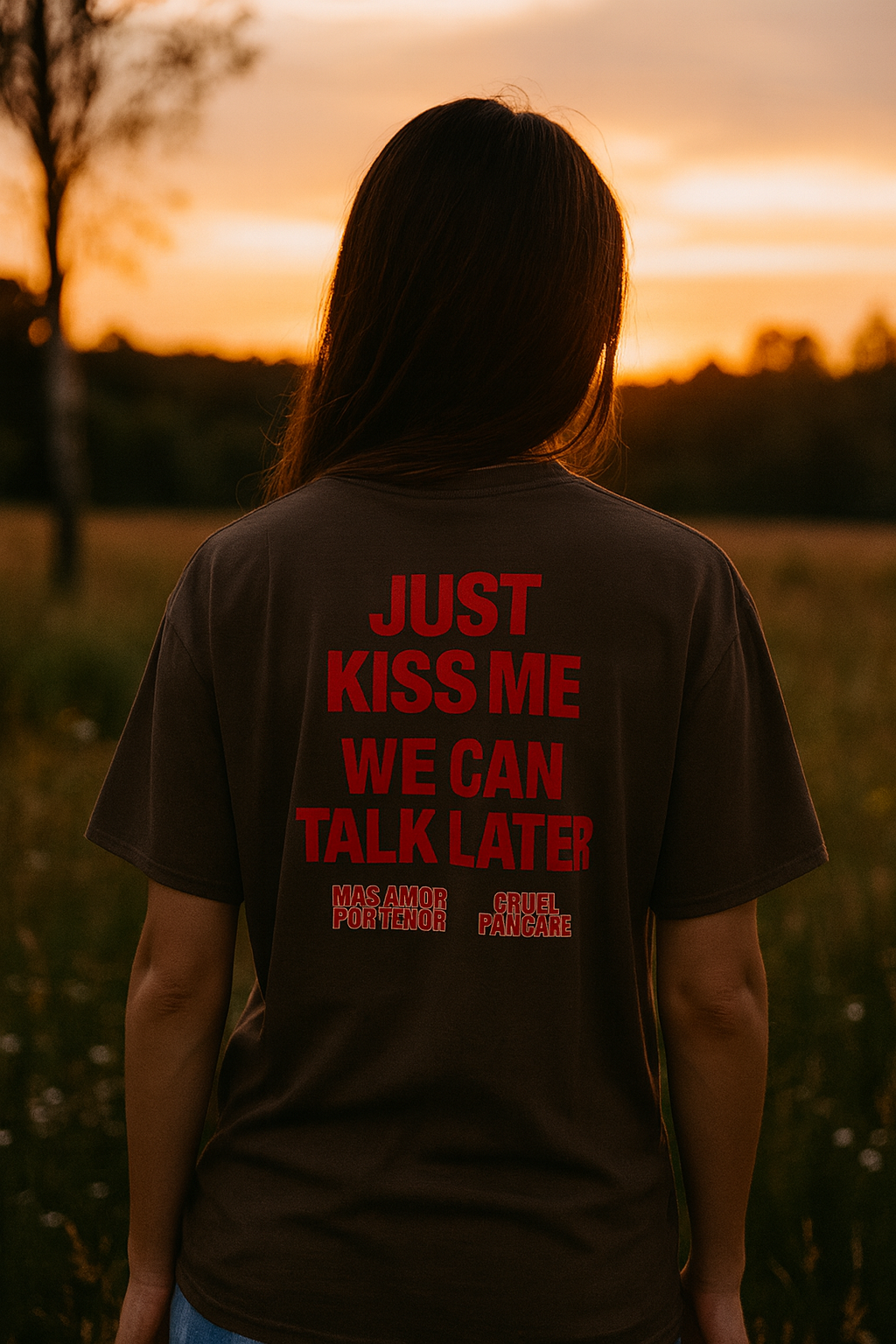 Unisex classic tee Just kiss me