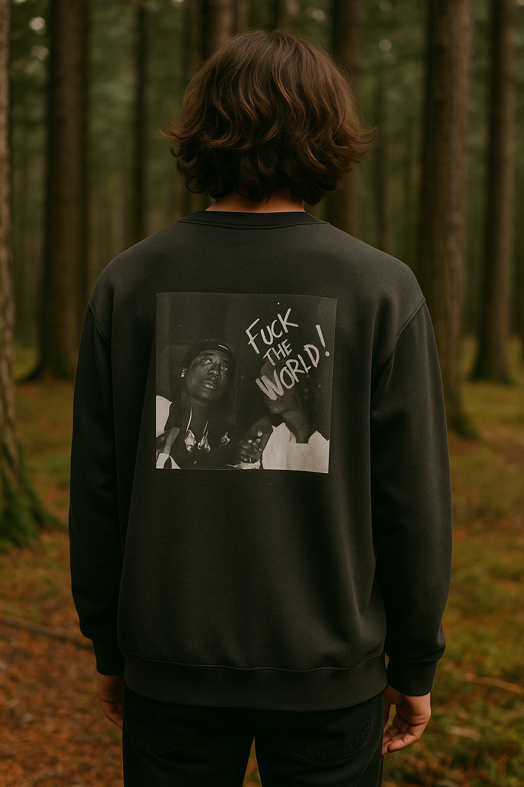 Unisex Premium Sweatshirt Fuck the world
