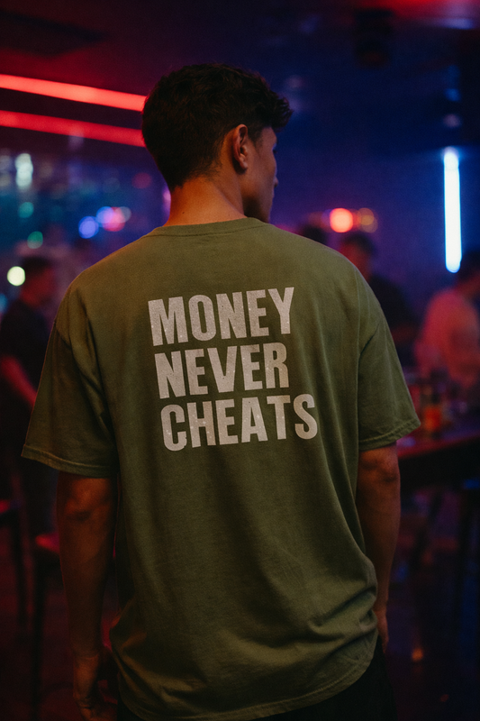 Unisex classic t- shirt Money never cheats