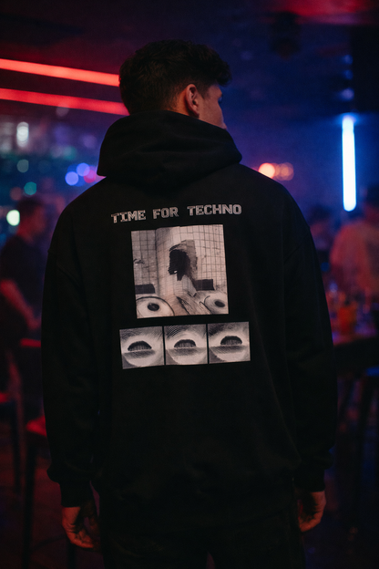Unisex Hoodie Time for techno