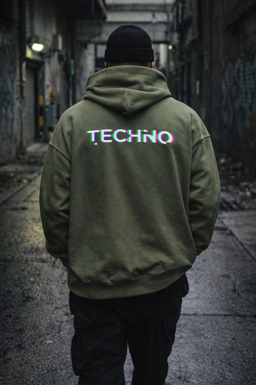 Unisex Hoodie Techno