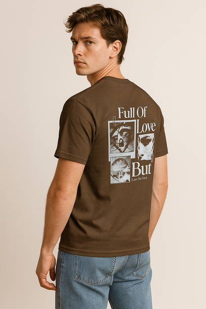 Unisex t-shirt Full of love but low on trust