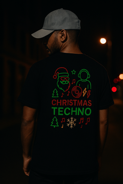 Unisex classic tee Acid/christmas techno