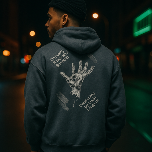 Unisex Hoodie Debussy, ravel and scriabin