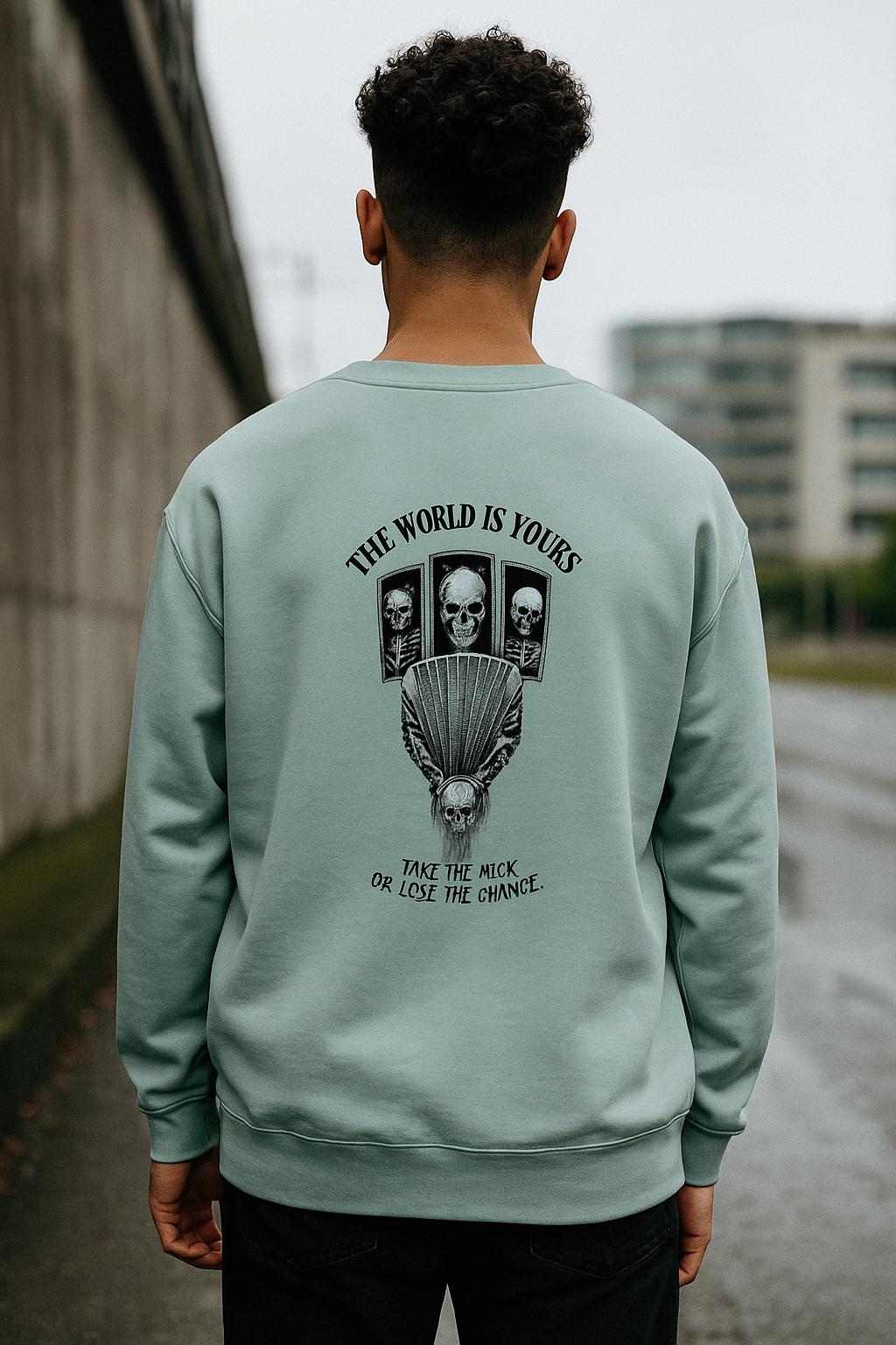 Unisex Premium Sweatshirt The world is yours