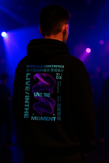 Unisex Hoodie Live the moment