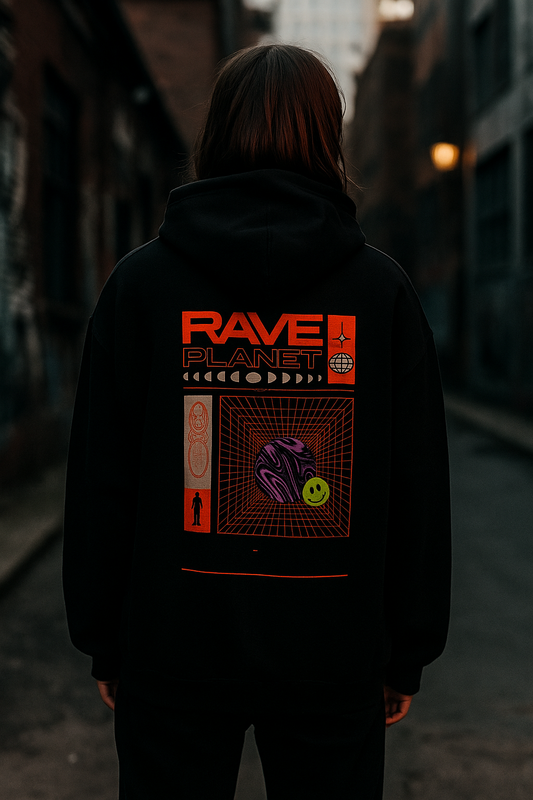 Unisex Hoodie Rave planet